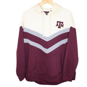 Texas‎ A&M Hoodie Size 1X Plus Size Hooded Sweatshirt Colosseum Fleece Lined NEW